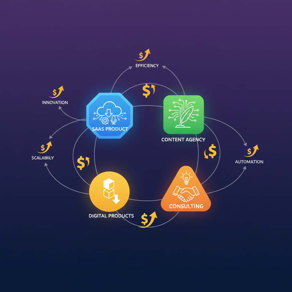 AI-powered business models for solopreneurs earning $100k+ annually